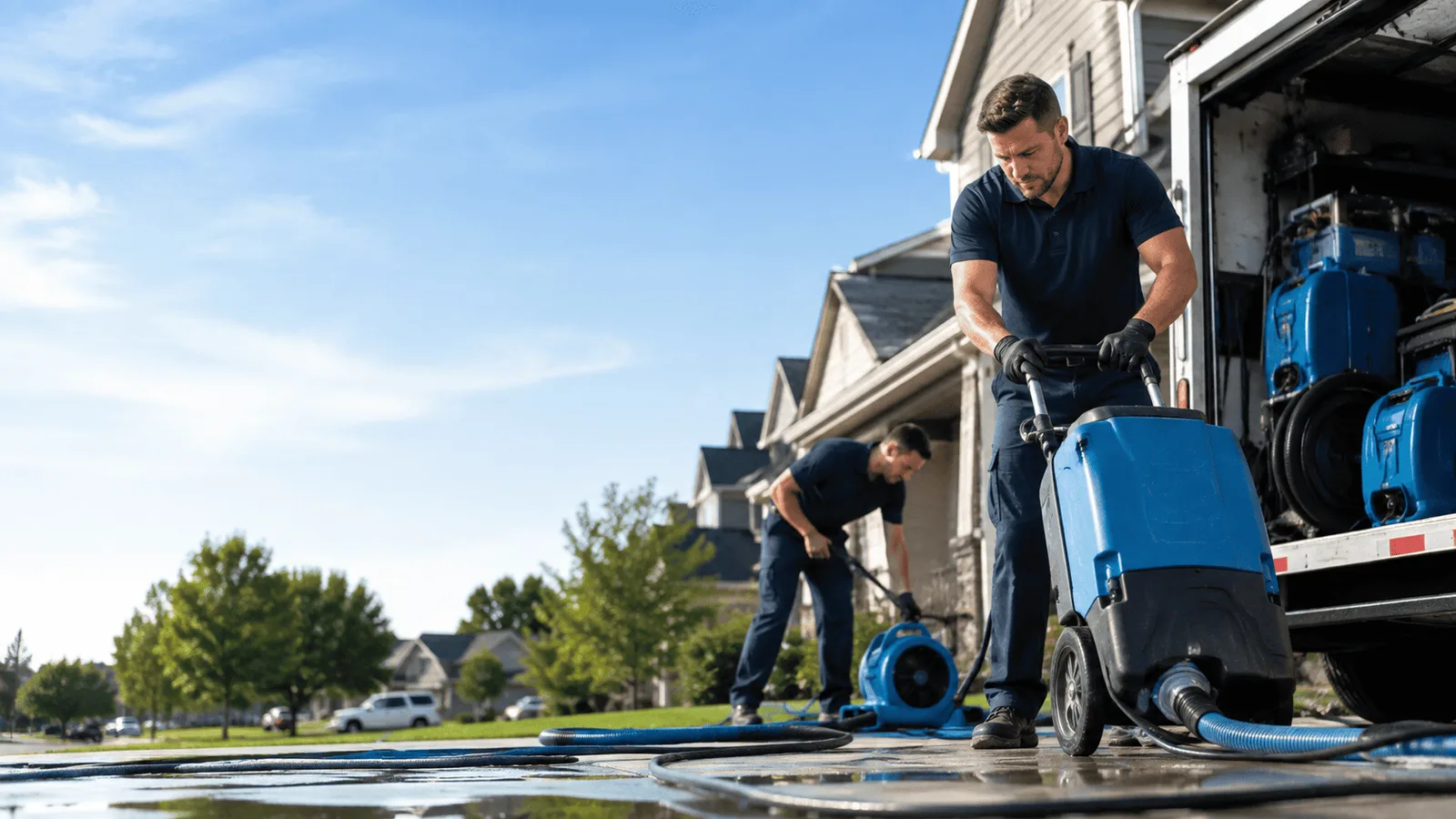 Dehumidification being performed in Deal Island, MD